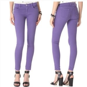J brand super skinny pants in lavendar
